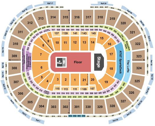 TD Garden TD Garden Seating Chart