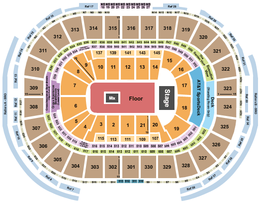 TD Garden TD Garden Seating Chart